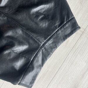 Wilfred Cropped Faux Leather Pants